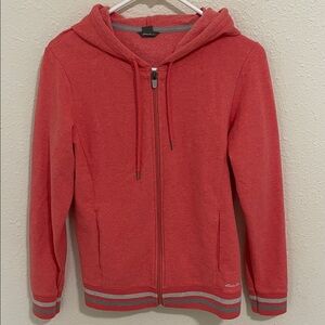 Eddie Bauer Coral Zip-Up Hoodie